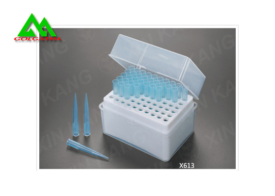 Porcellana La scatola di plastica di punta della pipetta medica ed il laboratorio assicura il colore su misura riciclabile fornitore