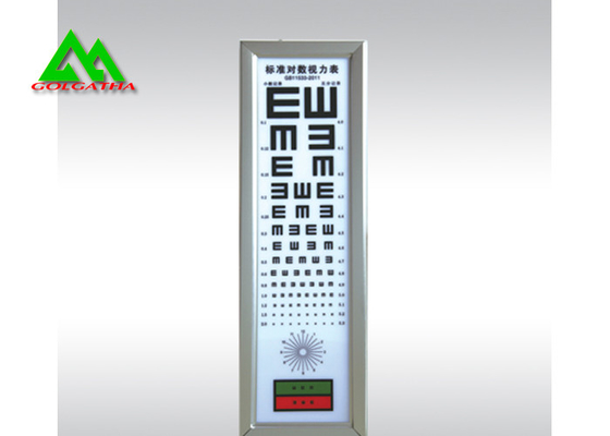 Porcellana Scatola leggera oftalmica del grafico di occhio dell'attrezzatura dell'ospedale per prova di Enghtsight fornitore
